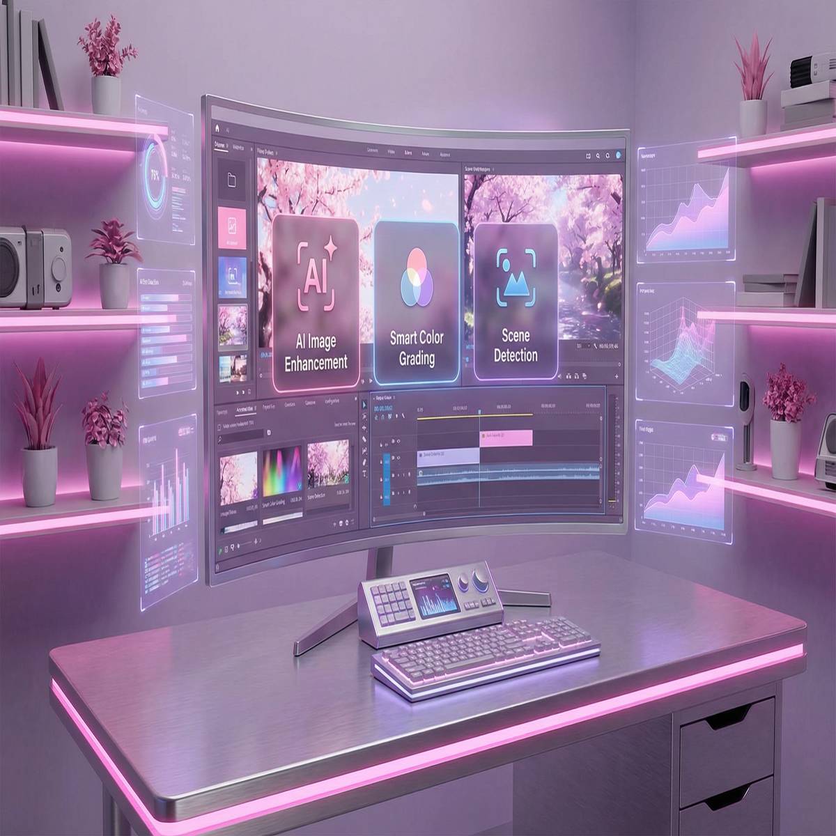 校花AI传媒剪辑